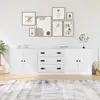 Image de vidaXL Buffets 3 pcs Blanc Bois d'ingénierie