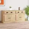 Image de vidaXL Buffets 2 pcs chêne sonoma bois d'ingénierie