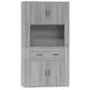 Image de vidaXL Buffet haut Sonoma gris Bois d'ingénierie