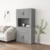 Image de vidaXL Buffet haut Sonoma gris Bois d'ingénierie