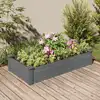 Image de vidaXL Lit surélevé de jardin doublure 120x60x25 cm bois massif sapin