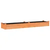 Image de vidaXL Plantenbak verhoogd met voering 240x45x25 cm vurenhout bruin