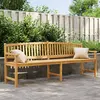 Image de vidaXL Banc de jardin 228x59,5x90 cm bois de teck solide