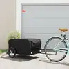 Image de vidaXL Remorque de vélo noir 45 kg fer