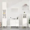 Image de vidaXL Ensemble d'armoires salle de bain 3 pcs blanc bois d'ingénierie