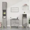 Image de vidaXL Ensemble d'armoires de salle de bain 3 pcs sonoma gris