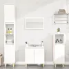 Image de vidaXL Ensemble de meubles salle de bain 3 pcs blanc bois d'ingénierie