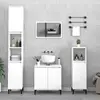 Image de vidaXL Ensemble de meubles salle de bain 3 pcs blanc bois d'ingénierie