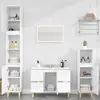 Image de vidaXL Ensemble de meubles salle de bain 3 pcs blanc bois d'ingénierie