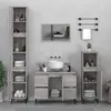 Image de vidaXL Ensemble de meubles de salle de bain 3 pcs Sonoma gris
