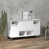 Image de vidaXL Buffets 2 pcs blanc 60x35x70 cm bois d'ingénierie