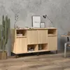Image de vidaXL Buffets 2 pcs chêne sonoma 60x35x70 cm bois d'ingénierie
