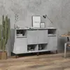 Image de vidaXL Buffets 2 pcs gris béton 60x35x70 cm bois d'ingénierie