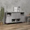 Image de vidaXL Buffets 2 pcs sonoma gris 60x35x70 cm bois d'ingénierie