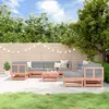 Image de vidaXL Salon de jardin 10 pcs avec coussins bois massif douglas
