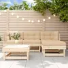 Image de vidaXL Salon de jardin 5 pcs bois massif de pin