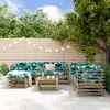 Image de vidaXL Salon de jardin 7 pcs bois de pin imprégné