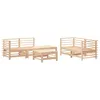 Image de vidaXL Salon de jardin 6 pcs Bois de pin massif