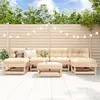 Image de vidaXL Salon de jardin 7 pcs Bois de pin massif