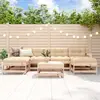 Image de vidaXL Salon de jardin 7 pcs Bois de pin massif