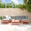 Image de vidaXL Salon de jardin 7 pcs bois massif douglas