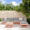 Image de vidaXL Salon de jardin 7 pcs bois massif douglas
