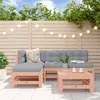 Image de vidaXL Salon de jardin 5 pcs bois massif douglas
