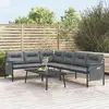 Image de vidaXL Salon de jardin 2 pcs anthracite acier