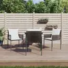 Image de vidaXL Chaises de jardin et coussins lot de 4 marron 54x61x83 cm rotin