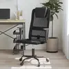 Image de vidaXL Chaise de bureau réglable en hauteur noir