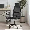 Image de vidaXL Chaise de bureau réglable en hauteur noir