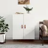 Image de vidaXL Buffet Blanc brillant 69,5x34x90 cm Bois d'ingénierie
