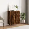 Image de vidaXL Buffet chêne fumé 69,5x34x90 cm bois d'ingénierie
