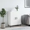 Image de vidaXL Buffet Blanc brillant 69,5x34x90 cm Bois d'ingénierie