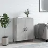 Image de vidaXL Buffet gris béton 69,5x34x90 cm bois d'ingénierie