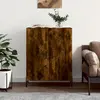 Image de vidaXL Buffet chêne fumé 69,5x34x90 cm bois d'ingénierie