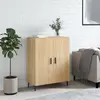 Image de vidaXL Buffet chêne sonoma 69,5x34x90 cm bois d'ingénierie