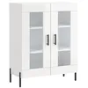 Image de vidaXL Buffet Blanc brillant 69,5x34x90 cm Bois d'ingénierie