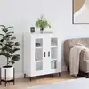 Image de vidaXL Buffet blanc 69,5x34x90 cm bois d'ingénierie