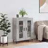 Image de vidaXL Buffet gris béton 69,5x34x90 cm bois d'ingénierie