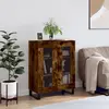 Image de vidaXL Buffet chêne fumé 69,5x34x90 cm bois d'ingénierie