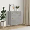 Image de vidaXL Buffet sonoma gris 69,5x34x90 cm bois d'ingénierie