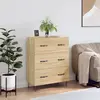 Image de vidaXL Buffet chêne sonoma 69,5x34x90 cm bois d'ingénierie