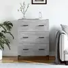 Image de vidaXL Buffet gris béton 69,5x34x90 cm bois d'ingénierie