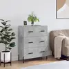 Image de vidaXL Buffet gris béton 69,5x34x90 cm bois d'ingénierie