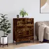 Image de vidaXL Buffet chêne fumé 69,5x34x90 cm bois d'ingénierie
