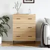 Image de vidaXL Buffet chêne sonoma 69,5x34x90 cm bois d'ingénierie