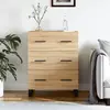 Image de vidaXL Buffet chêne sonoma 69,5x34x90 cm bois d'ingénierie