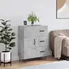 Image de vidaXL Buffet gris béton 69,5x34x90 cm bois d'ingénierie