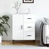 Image de vidaXL Buffet Blanc brillant 69,5x34x90 cm Bois d'ingénierie